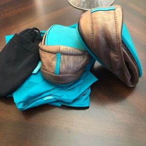 Tieks Metallic Bronze size 10